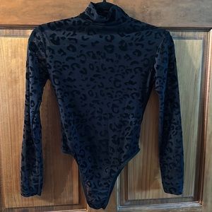 Sheer Black Bodysuit